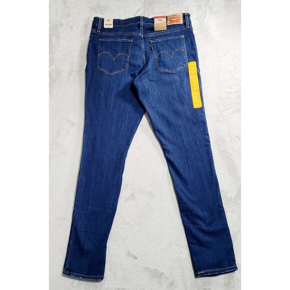 Levi's 311 Shaping Skinny Jeans Womens 31x30 Blue Med Wash Distressed Stretch - Picture 13 of 16